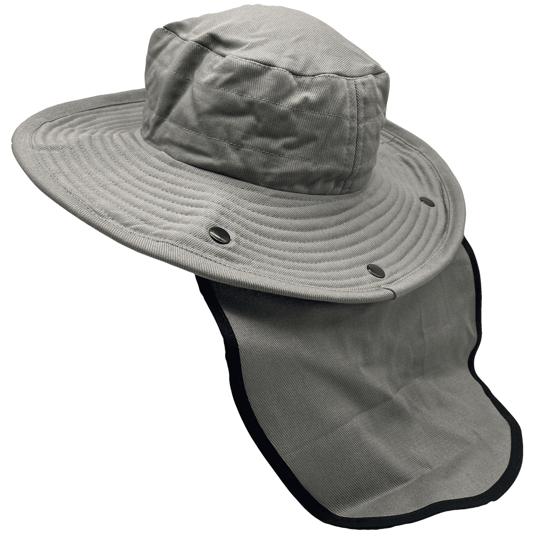 Sombrero Safari de Dril con Solapa Removible alternate